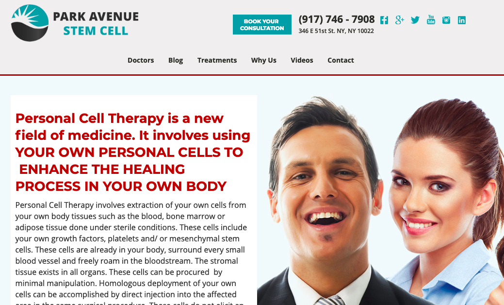 Why Ny Ag Suit Against Manhattan Stem Cell Clinic Is Such A Big Deal The Niche 6418